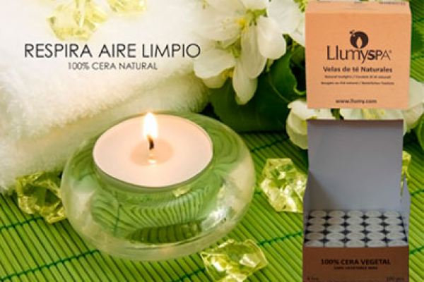 Velas de té Naturales